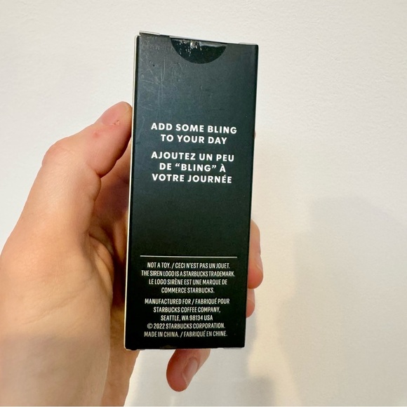 New Starbucks Keychain Ornament Dark Green Studded Tumbler - Picture 4 of 4